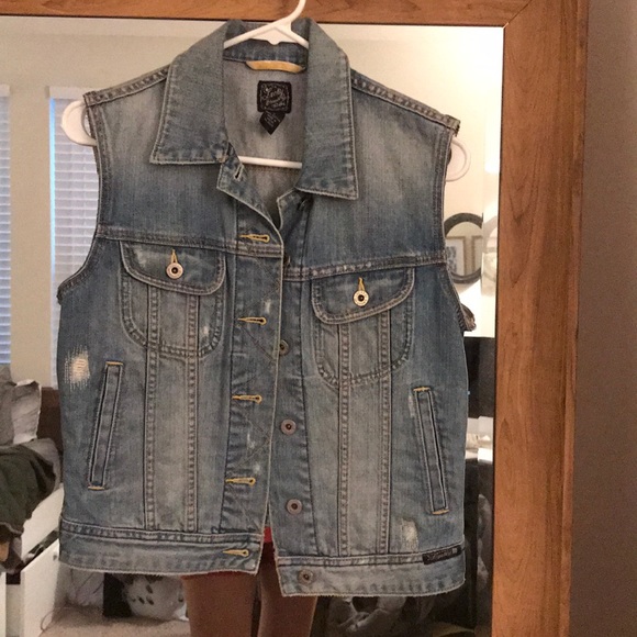 Lucky Brand Denim Vest - Picture 4 of 7